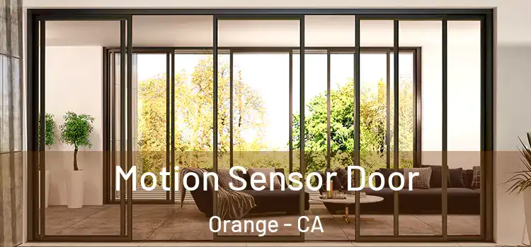 Motion Sensor Door Orange - CA